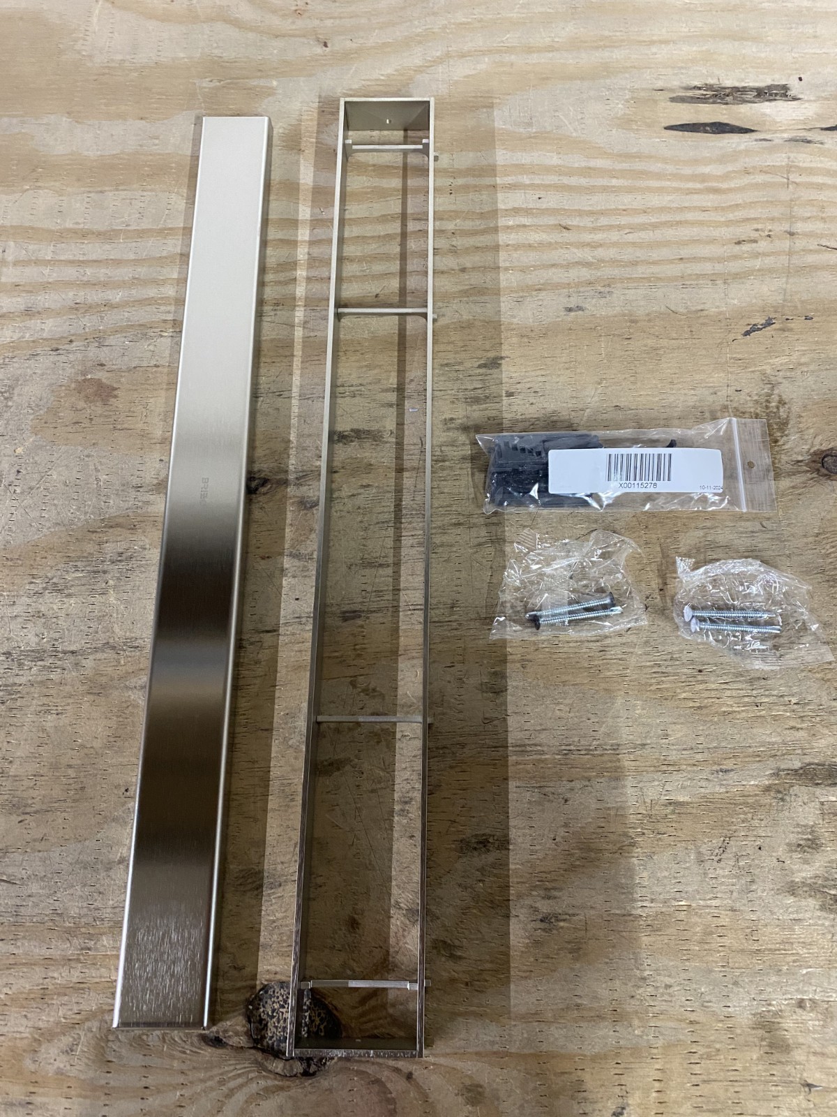Brizo BT0732416-BN 24" Reversible Linear Shower Drain/Dual Grate Installation gallery