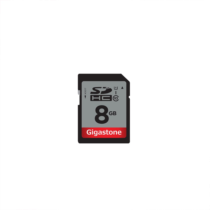 Gigastone GS-SDHC1008G-R 8GB SD Flash Plug & Play External Memory Card gallery