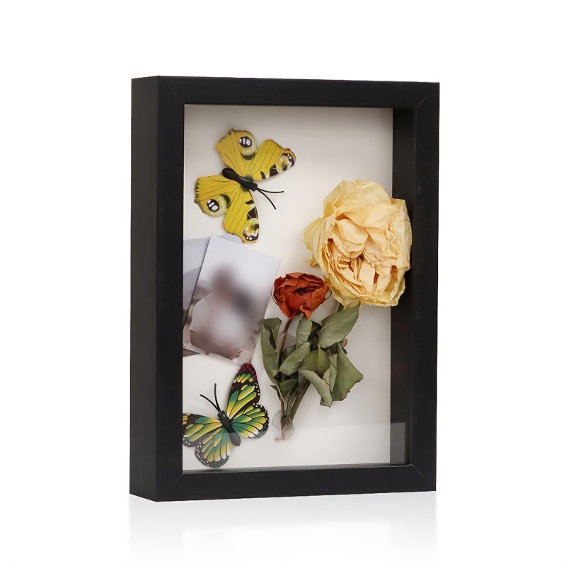 1/2/3pcs 8X10 Inch Large Shadow Box Frame with Clear Plexiglass Cover gallery
