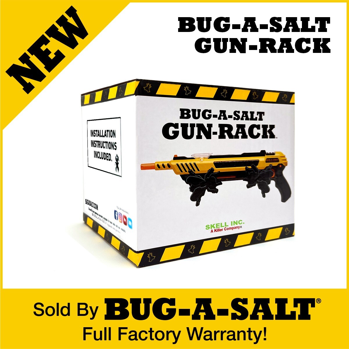 Authentic BUG-A-SALT GUN-RACK **DIRECT FROM MANUFACTURER** gallery