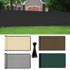 200GSM Fence Privacy Screen Cover Mesh 4' 5' 6' 8' x 50' Black Green Beige Brown gallery