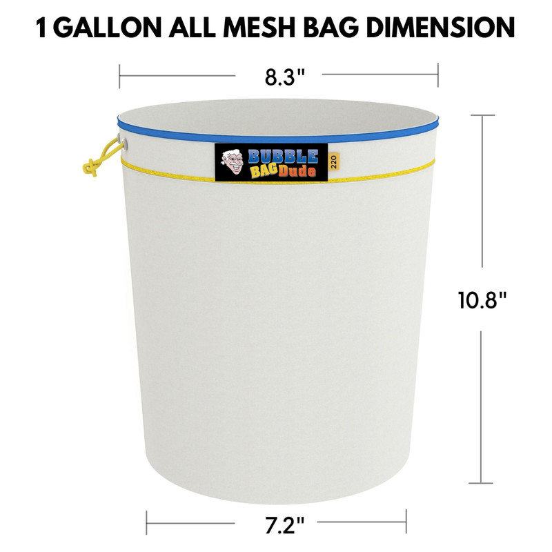 Bubble Bag BUBBLEBAGDUDE All Mesh 1 Gallon 4 Bag Set Herbal Ice Essence Extract gallery