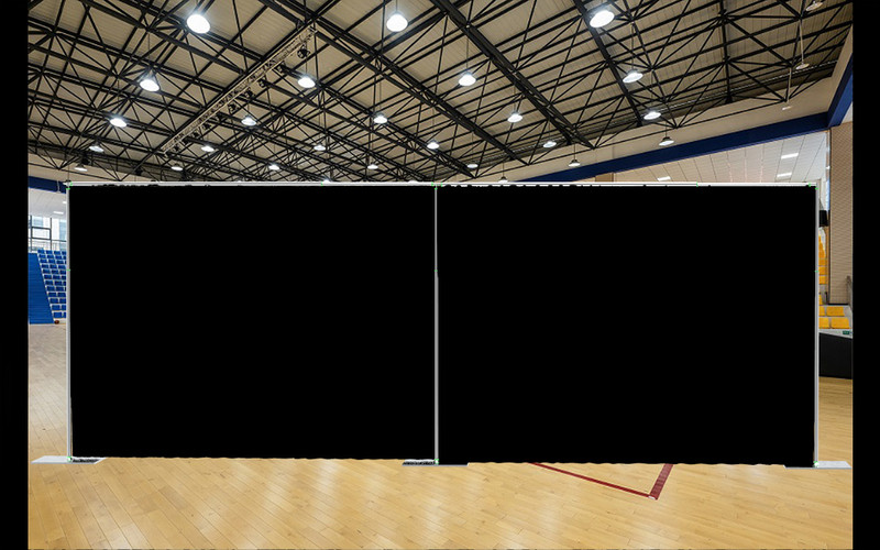 ADJUSTABLE QUICK BACKDROP KIT 10 FT TALL x 10FT-50FT WIDE PIPE WITHOUT DRAPE gallery