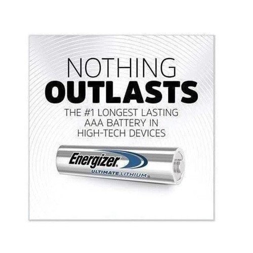 Energizer Ultimate Lithium Battery 4 Pack Model L92SBP-4 gallery