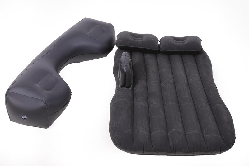 Inflatable Car Air Mattress Back Seat Bed with Pump Portable SUV Camping gallery