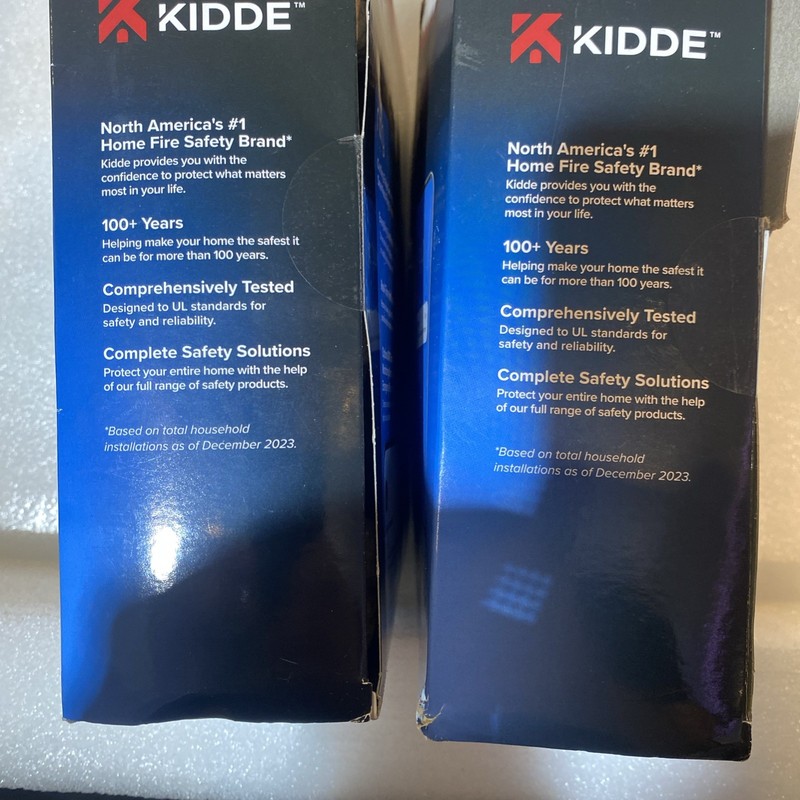 2 Pack Kidde Smart Smoke Detector, Ring App Real-Time Hardwi. Lot 2 gallery