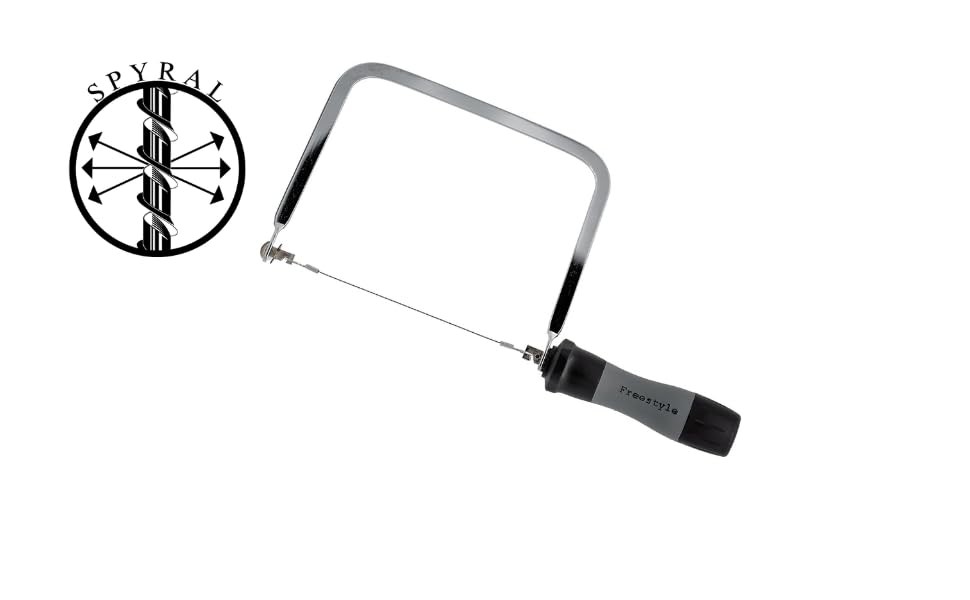 FreeStyle Coping Saw with the 360° tooth that cuts in all directions - 5 Blad... gallery