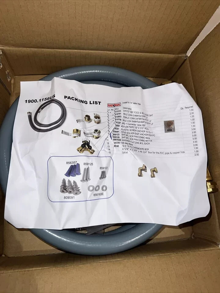 Rational 1900.1156US Installation Kit for water Filter New gallery