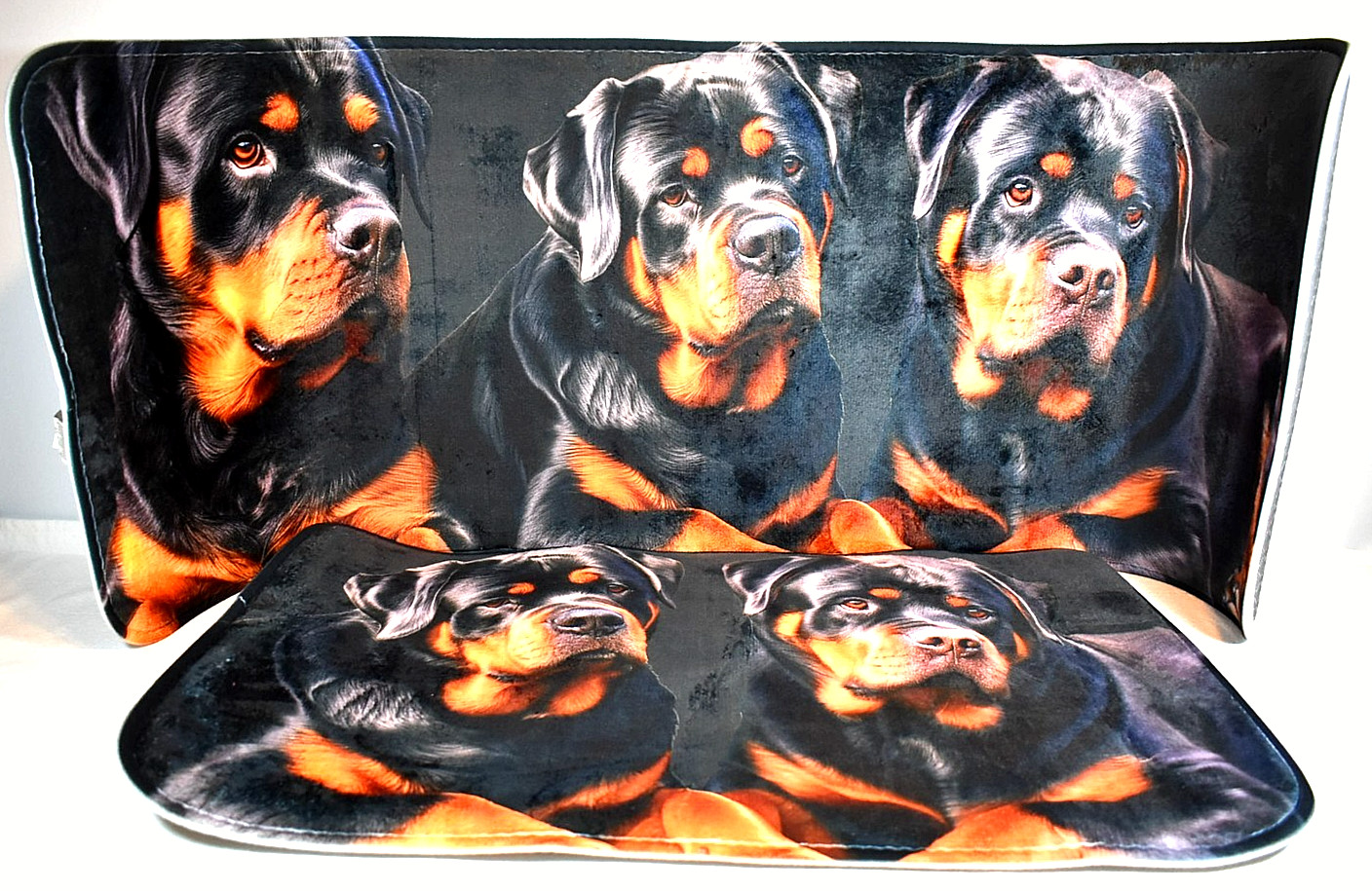 Rottweiler NEW Kitchen Floor Mat Rug Set of 2, Non-Slip, Washable, 18x48 & 18x30 gallery
