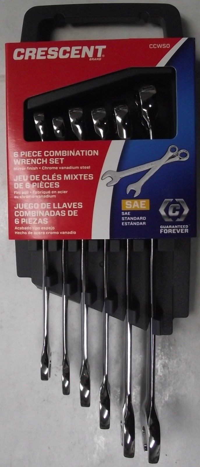 Crescent CCWS0 6pc. SAE Combination Wrench Set 12pt. gallery