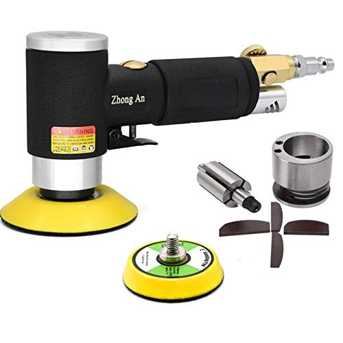 2 3-inch Mini Orbital Sander da sander Air Dual Action Black gallery