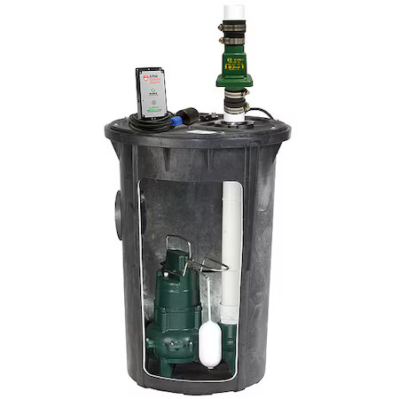 Zoeller 912-0007 Sewage Package System, 2/5 Hp, 115V Ac gallery