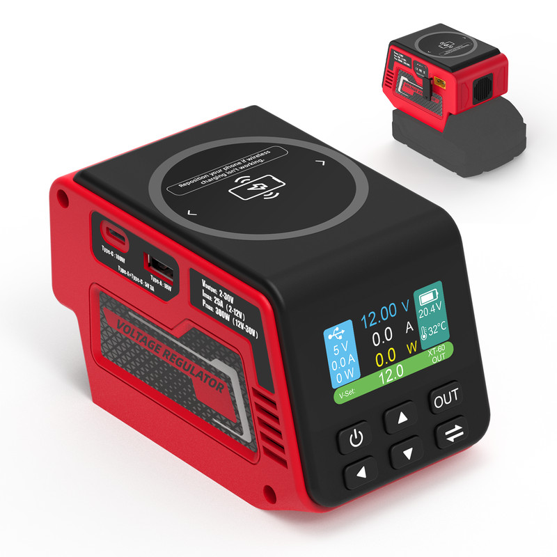 2-Pack 300W Power Regulator Compatible with Milwaukee 18V Battery (No Battery) gallery