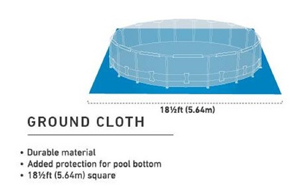 Replacement Intex Ground Cloth for 18ft Easy Set and Round Frame Pools gallery