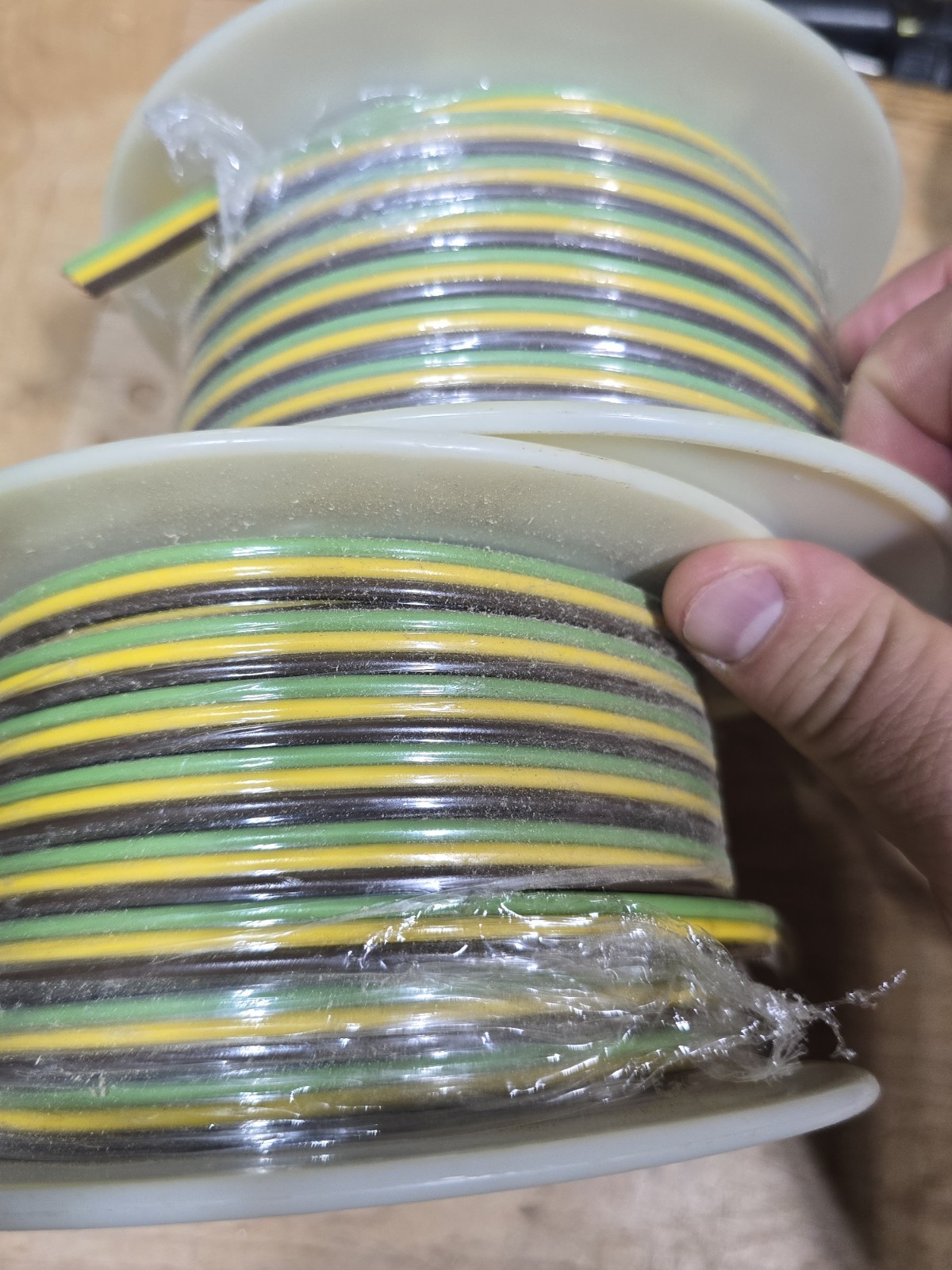 Lot Of 2 Electrical All Copper Primary Wire 3 WIRE - 14 GAUGE - 100' Sealed gallery