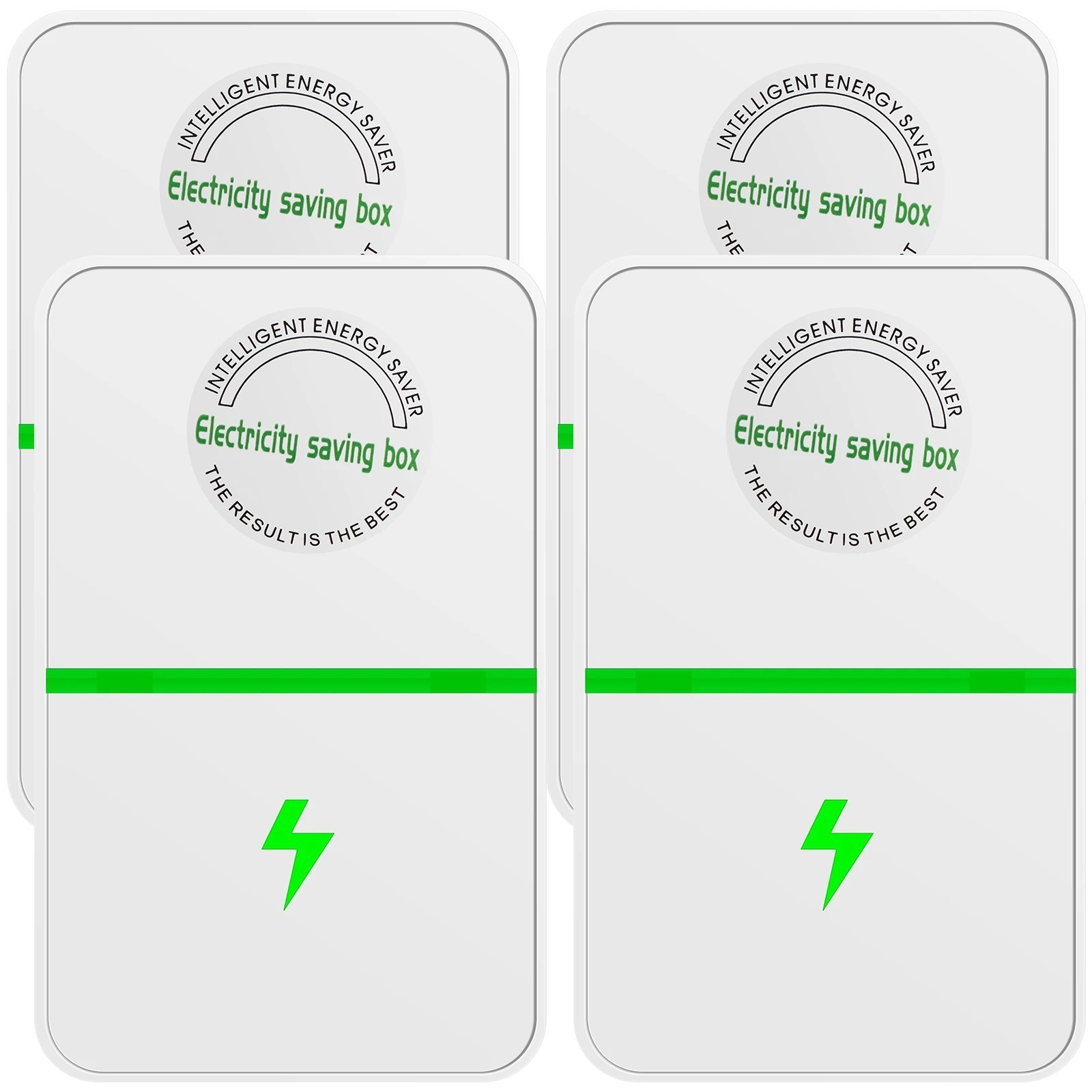 4 Pack Pro Power Saver Energy Saver Electricity Saving Box US Plug Reduce Bill gallery
