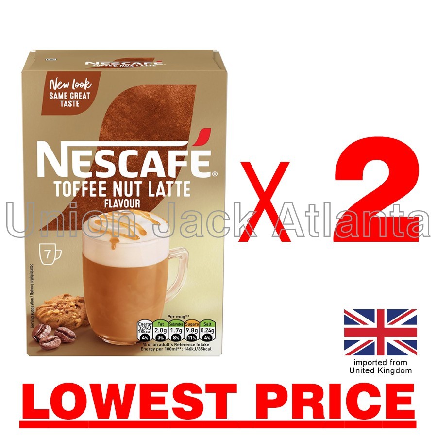Nescafe Toffee Nut Latte (7ct x 2 boxes) exp 08/2026 gallery