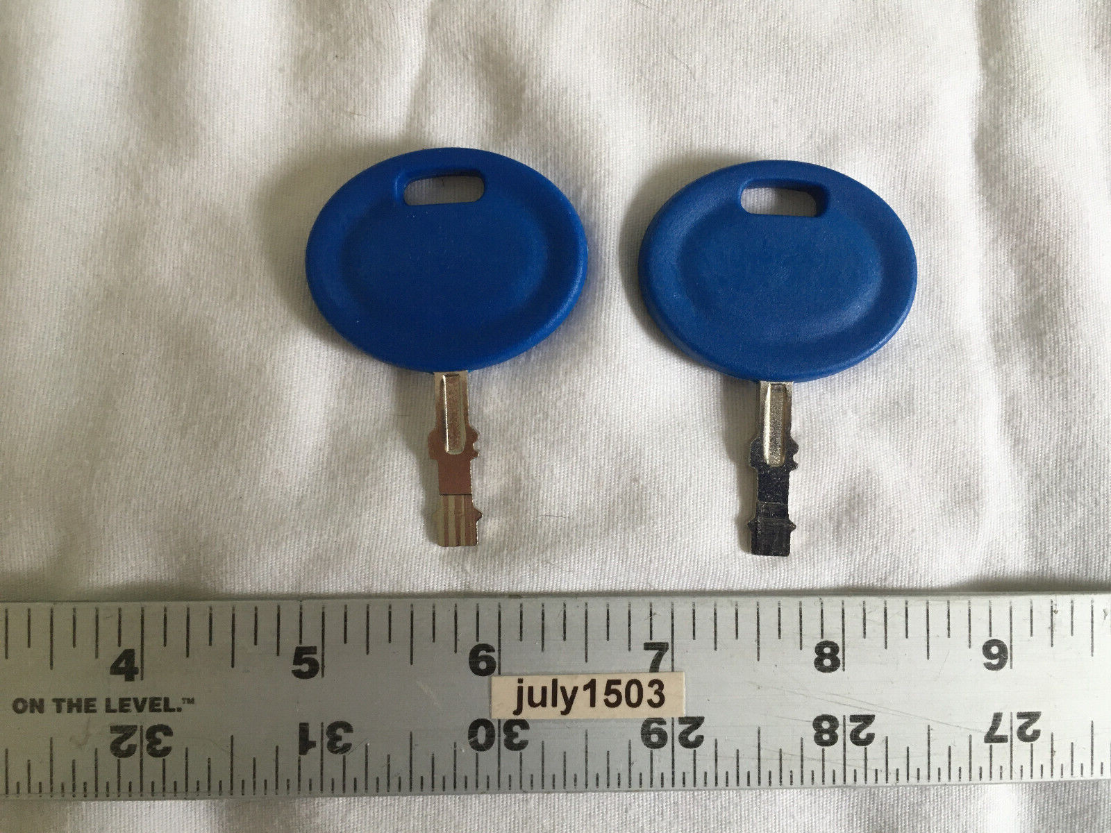 (2) NEW Replacement Ignition Key for Cub Cadet MTD 925-2054A Mowers - BLUE gallery