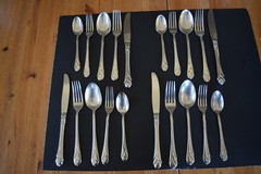 Mikasa Sweet Pea Gerald Patrick 18/8 Stainless Steel 20pc Flatware Service for 4