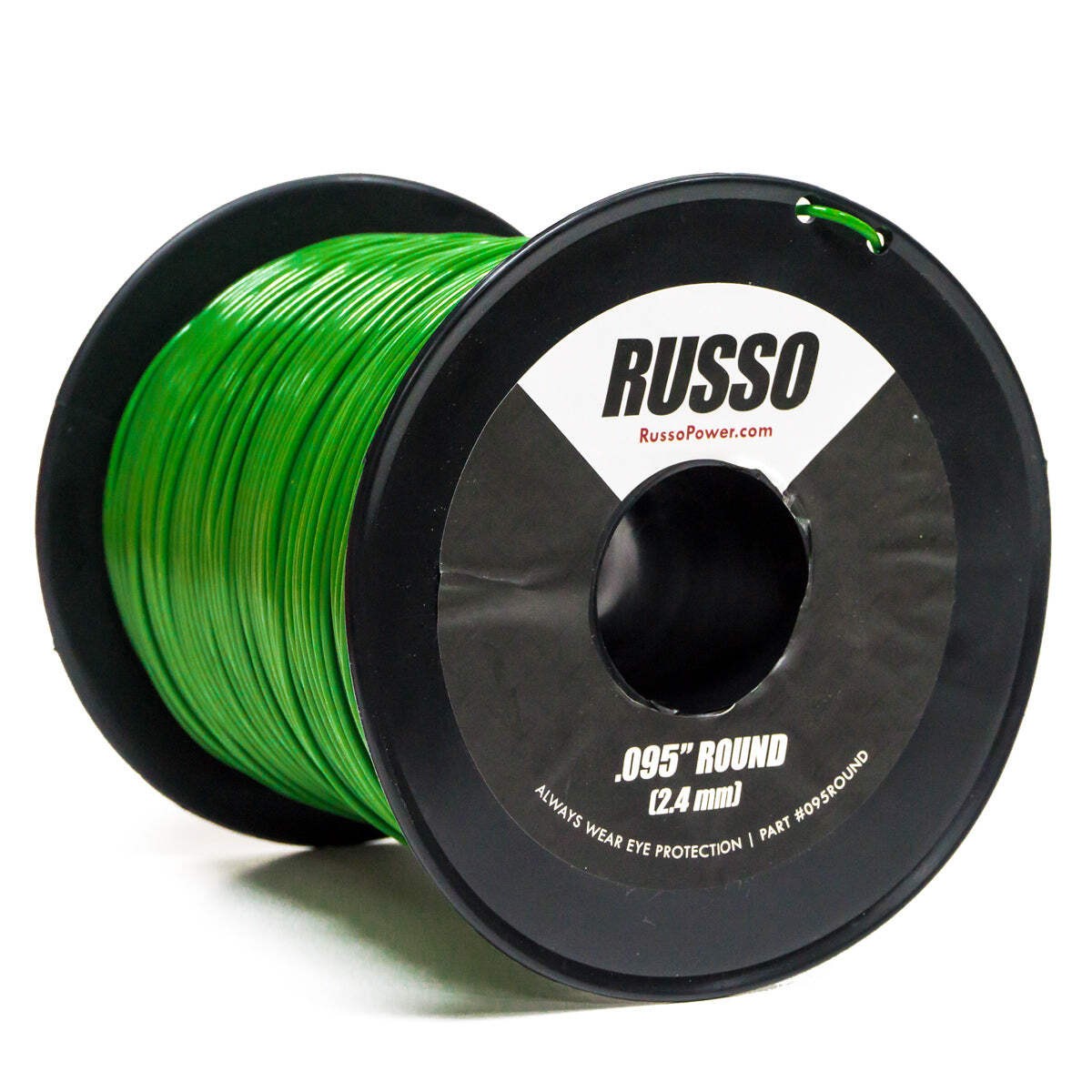 2PK 5lb .095 Round Green Round Commercial String Trimmer Line Spool gallery