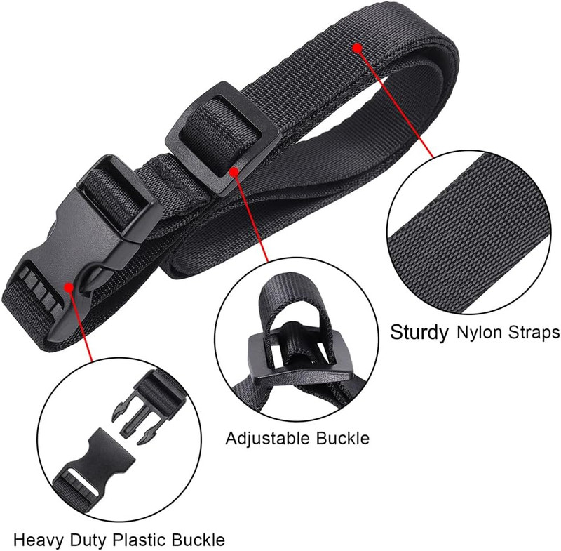 Utility Straps Quick Release Nylon Backpack Accessory Bag Strap,Adjustable for H gallery