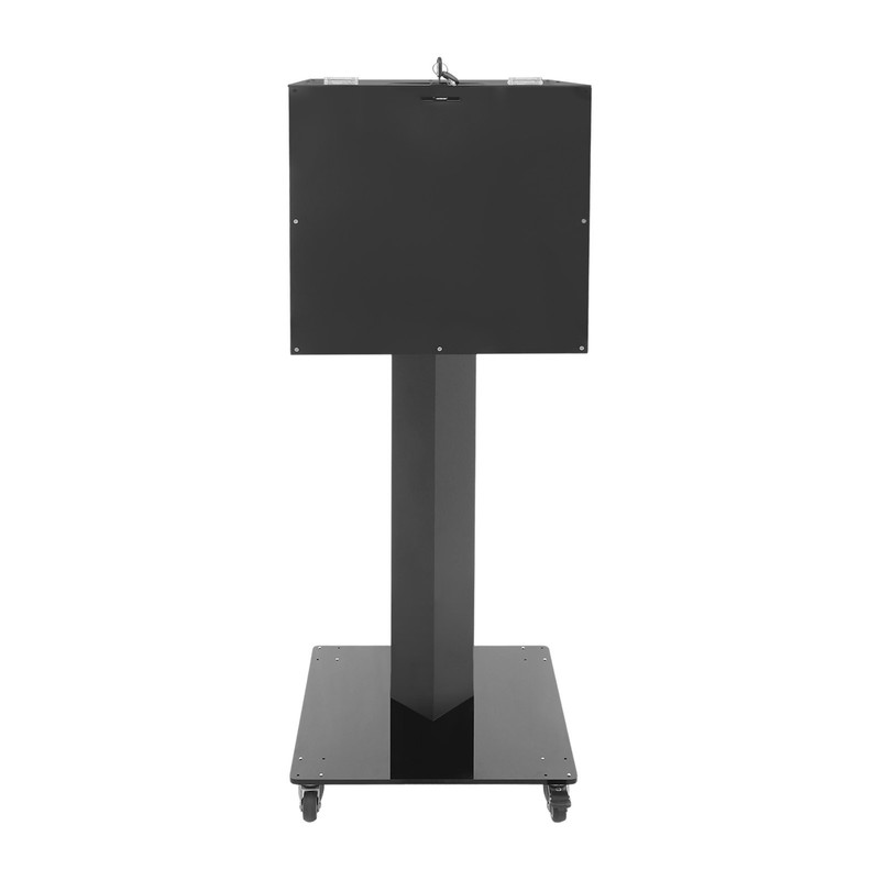 Suggestion Box Floor Standing Offering Box Donation Box w/ Wheels,Lock,Key gallery