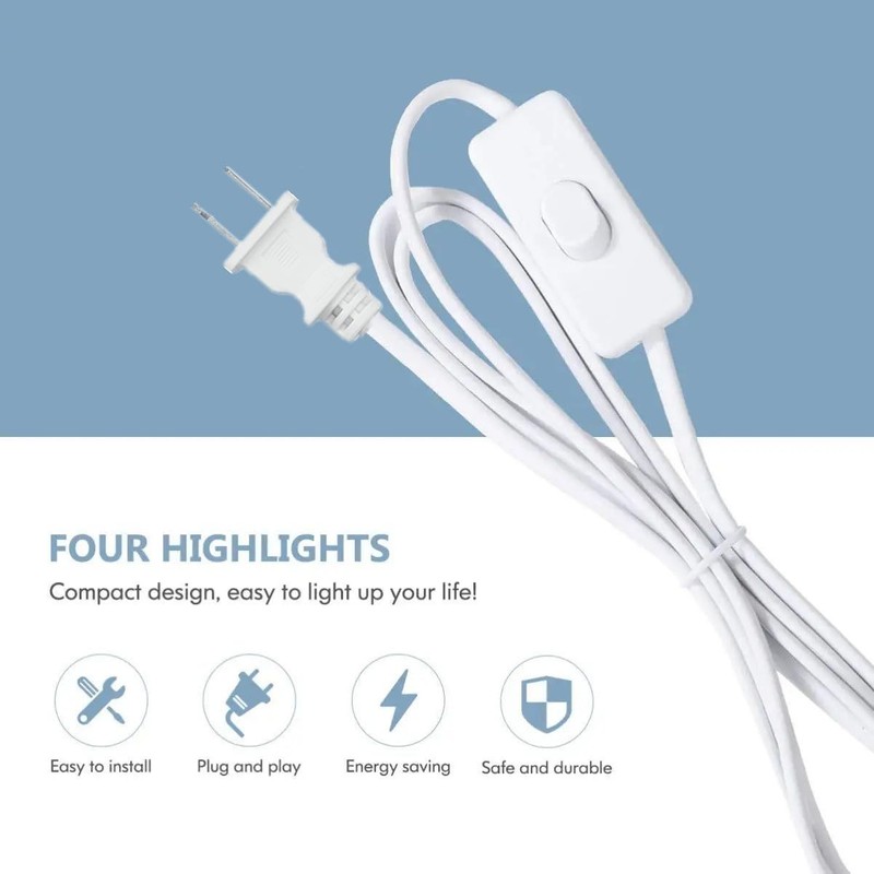 16FT Pendant Light Cord Plug-in E26/E27 Socket Hanging Light Fixture Lamp Kit gallery