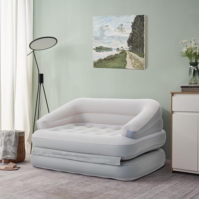 Portable Inflatable Sofa Bed Air Couch Easy Setup Multi-Functional Outdoor Use gallery