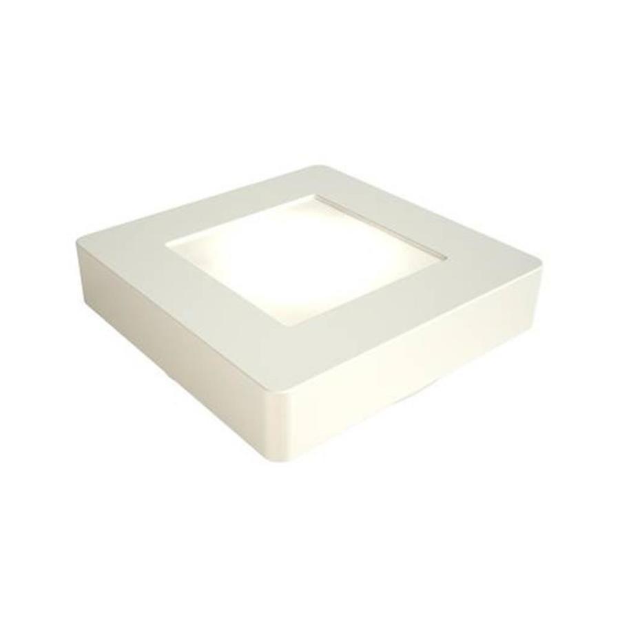 2-Pack Decorative Square Fashion Under Cabinet Battery Powered Puck lights White gallery