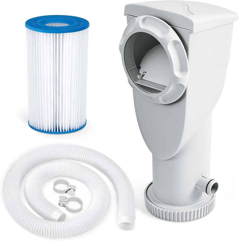 SkimmerPlus 2-in-1 Filter Pump System - Maintain Your Above-Ground Pool Easily gallery