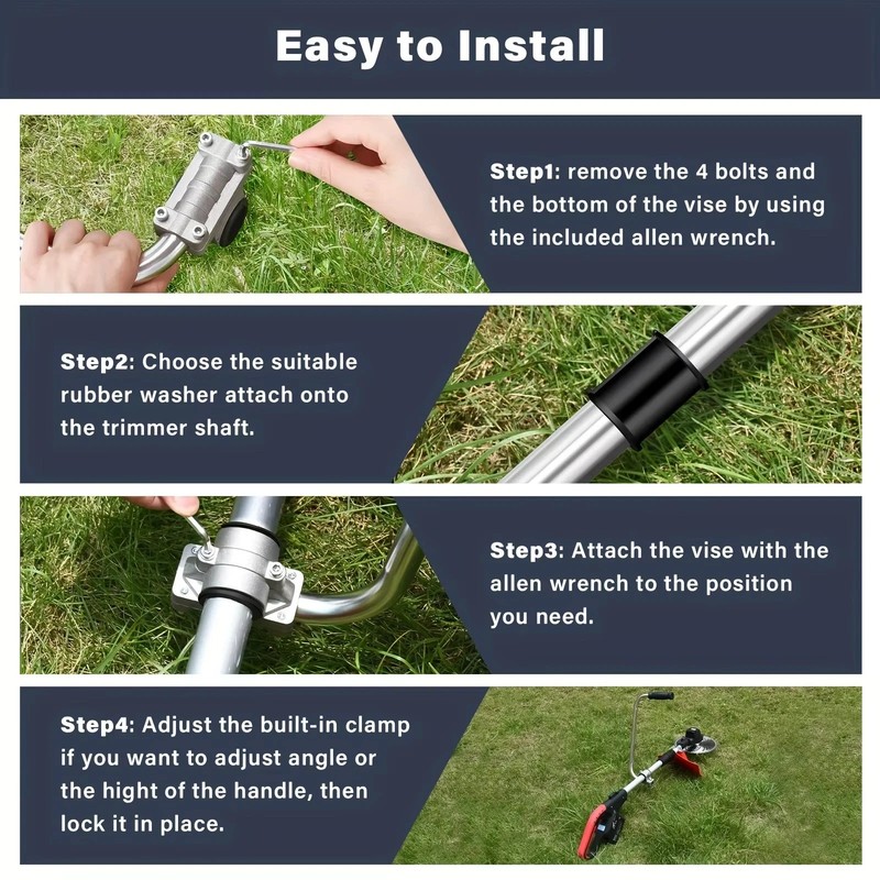 Ergonomic Trimmer Grip String Trimmers Handle Weed Eater Handle Extension Tools gallery