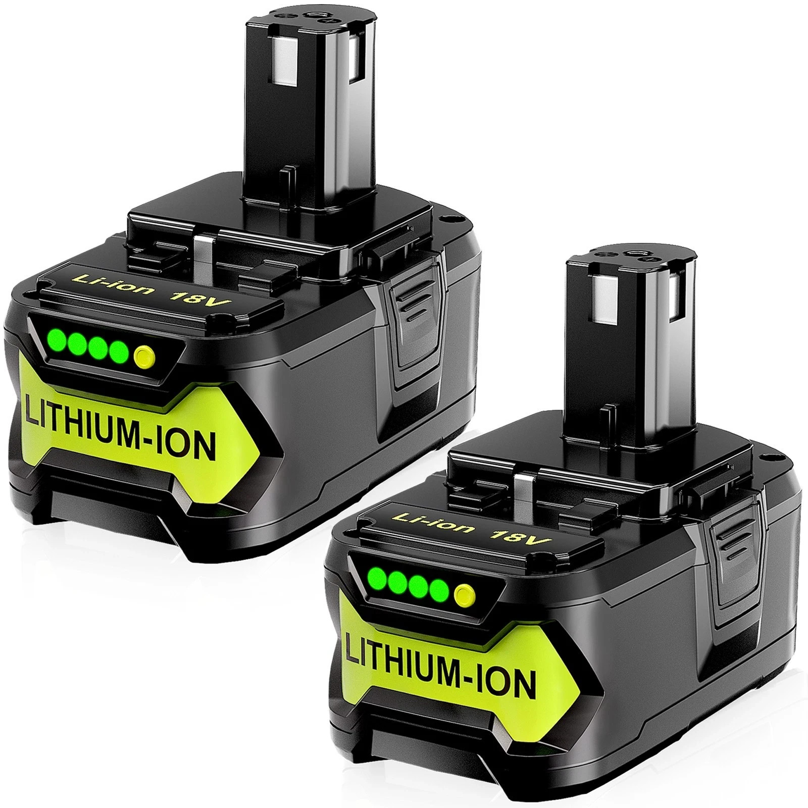 2Pack 18V 8Ah For Ryobi ONE Plus High Capacity Lithium Battery P108 P107 P105 US gallery