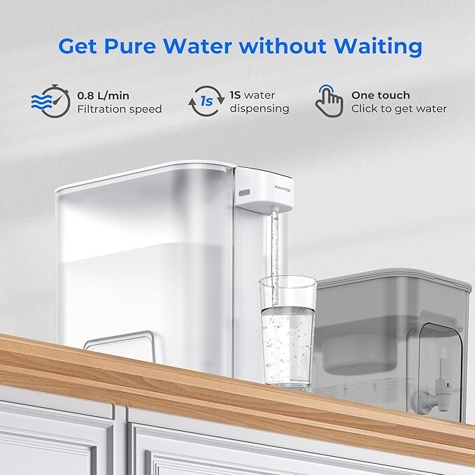 Waterdrop Mega Electric Water Filter Pitcher, Dispenser, NSF/ANSI 42&53&401&372 gallery