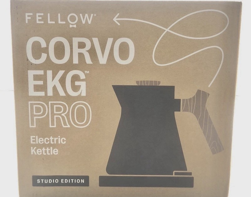 FELLOW Corvo EKG Pro Studio Edition Electric Tea Kettle -Black Walnut- NEW gallery