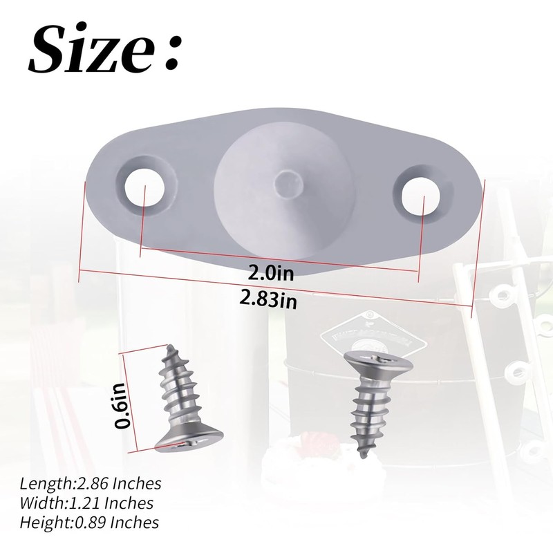 Replace Tub Center Part For White Mountain Ice Cream Makers Freezers w/Screws gallery