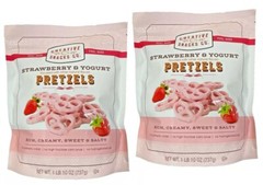2-PACK Creative Snacks Co Strawberry & Yogurt Pretzels 1 LB 10 Oz each