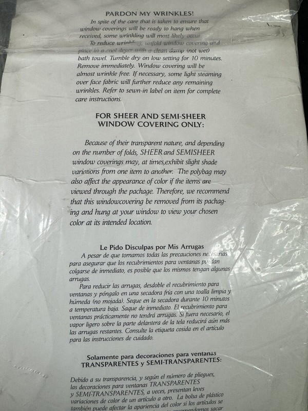 NIP Window Panel JC Penney Lisette Voile Sheers 60" W x 84" L White Curtain gallery