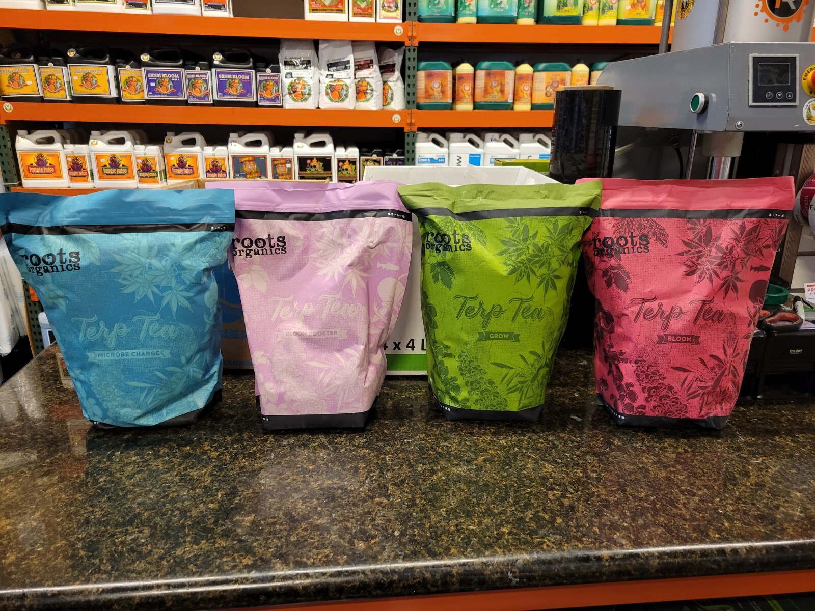 Roots Organics 9 Lbs. Combo Terp Tea Grow, Bloom, Microbe Charge & Bloom Boost gallery