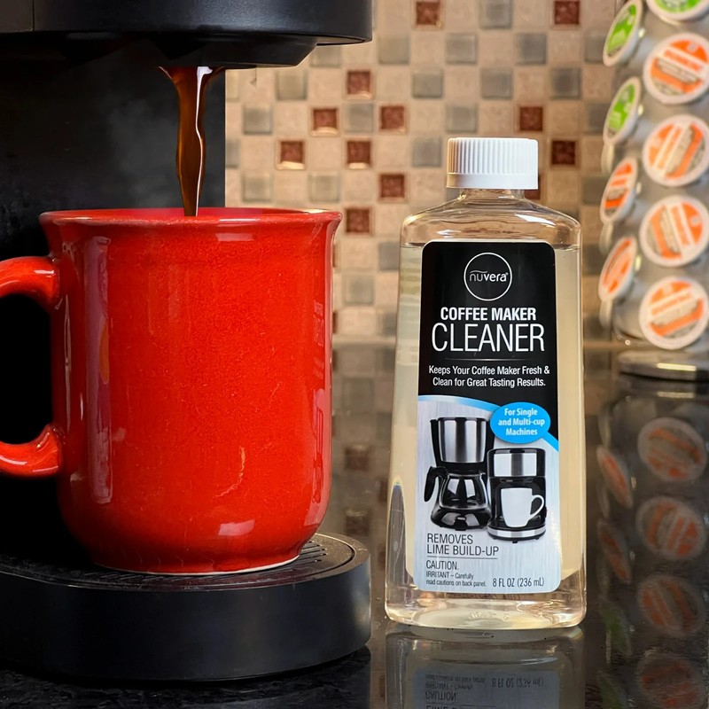 Nuvera Coffee Machine Descaler Solution 8 fl oz Single Cup & Espresso Cleaner gallery