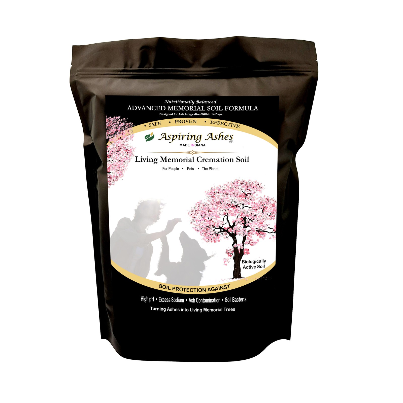Soil Cremation Mixture for Cremation Ashes: Memorial Kit (Up to 4 Cups of Ashes) gallery