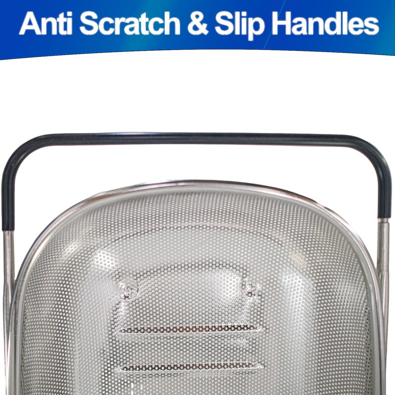 Stainless Steel Colander Expandable Strainer Fine Mesh Basket - 6 Quarts Kitchen gallery