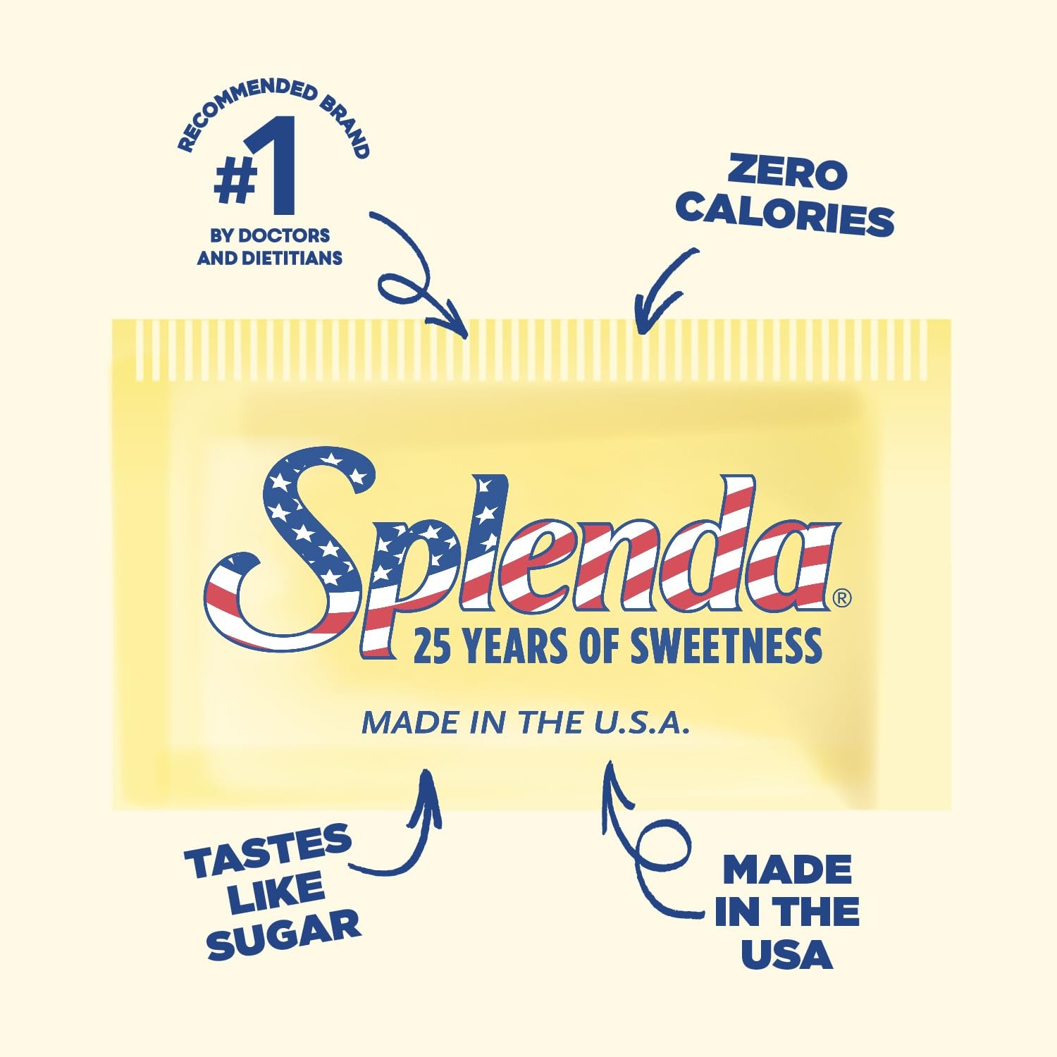 SPLENDA Zero Calorie Sweetener, 2000 Count 2000 (Pack of 1), White gallery