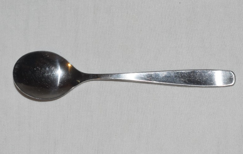 4 WMF Cromargan Germany Line Pattern Stainless Steel Flatware Egg Spoons 4 3/4" gallery