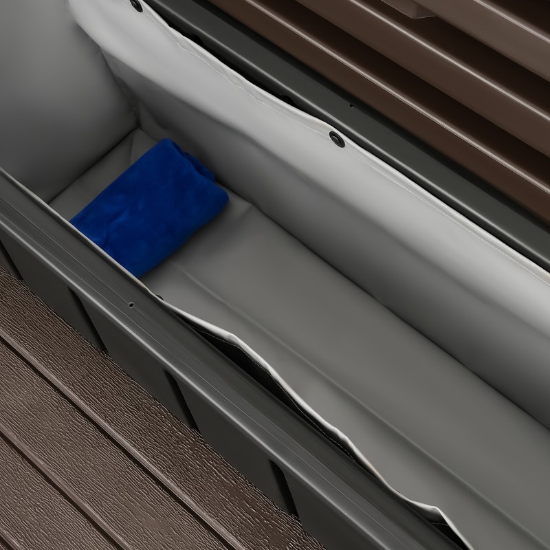 36'' Universal 2 Slip-Resistant Spa & Hot Tub Spa Steps with Storage Brown+Black gallery
