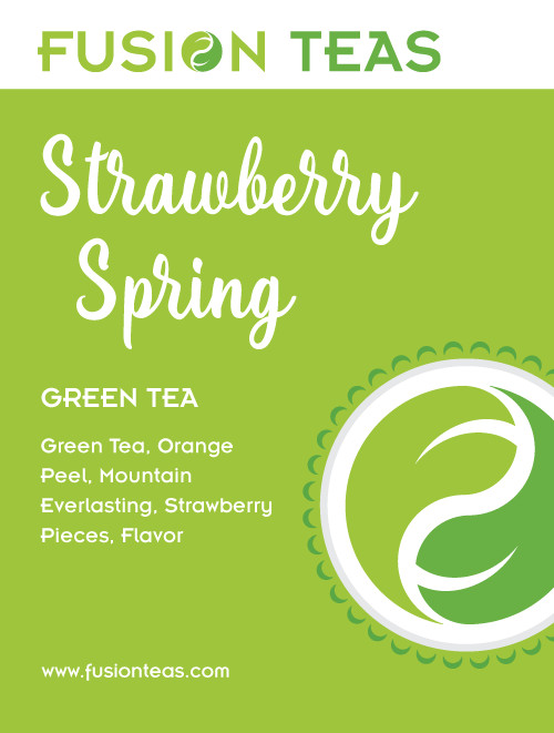 Strawberry Spring Sencha Green Tea - Loose Leaf Blend - Fusion Teas gallery