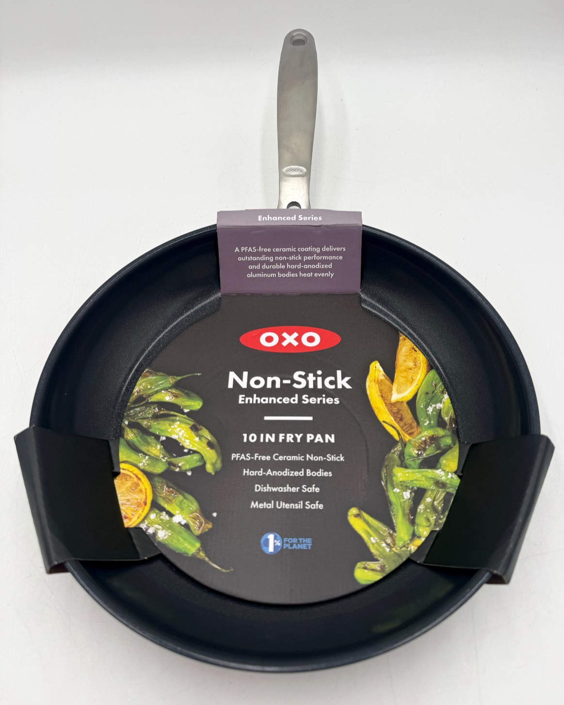 OXO Enhanced Series 10" Frying Pan PFAS-Free Ceramic Nonstick - NEW gallery