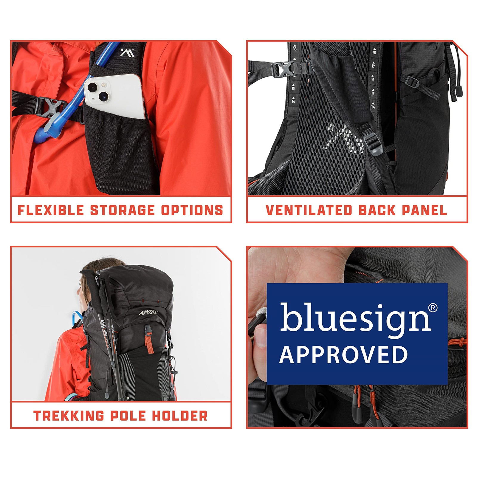 Hiking Backpack | Camping Essentials Lightweight Backpack for Men & Women, Tr... 4