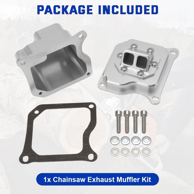 Chainsaw Muffler Kit Lightweight Performance for Stihl MS261 and MS261C Aluminum gallery