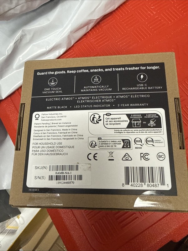 Fellow Electric Atmos Lid - Automatically Sealing Lid - Compatible With All gallery