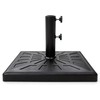 Square Patio Umbrella Base Heavy Duty 42 lb Black Outdoor Stand Holder gallery